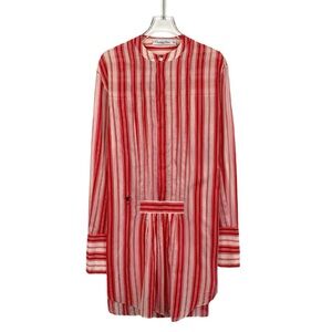 Dior Red Shirt Dress